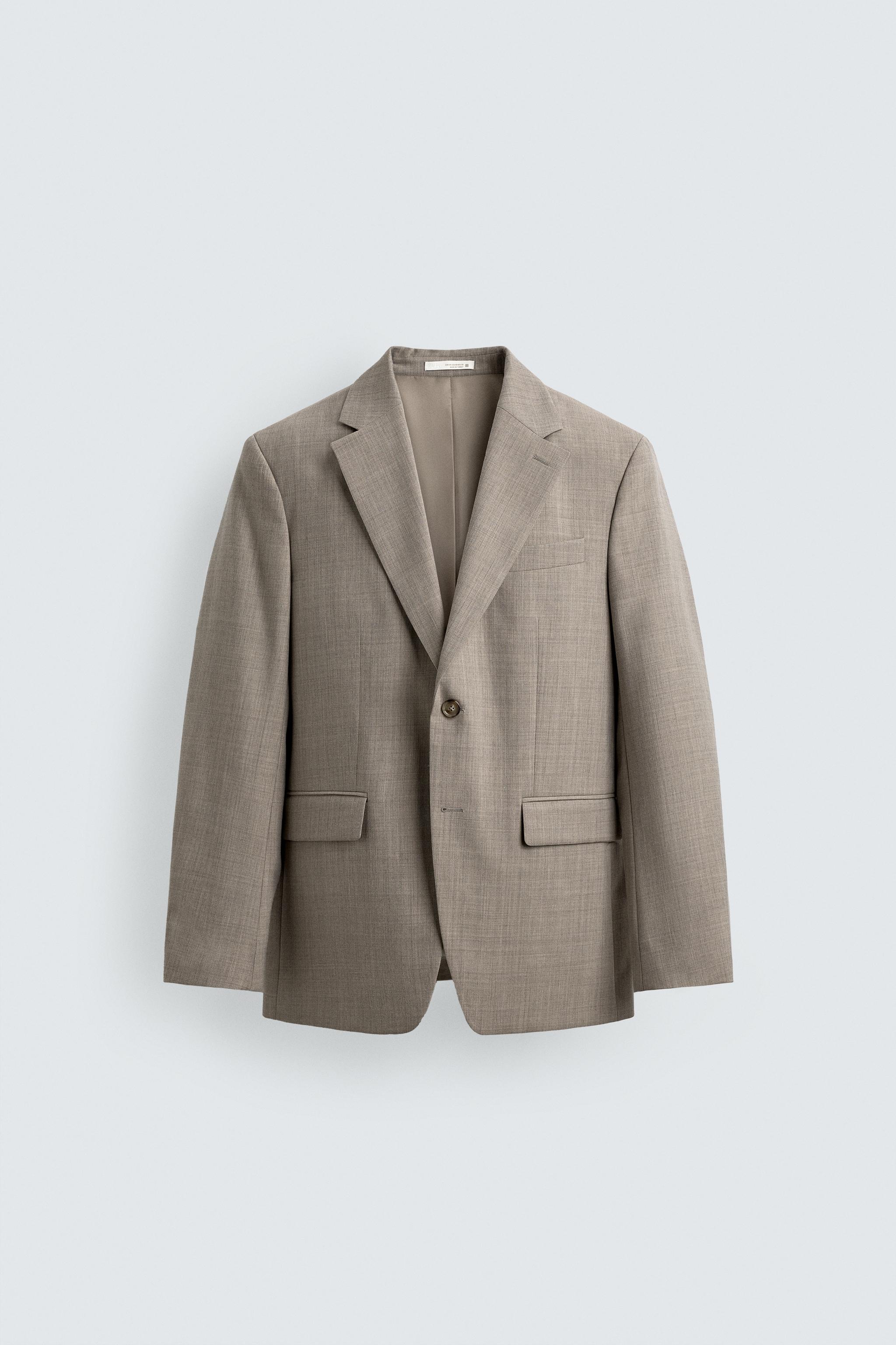 WOOL BLEND COMFORT SUIT JACKET